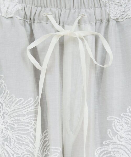 GARAGE OF GOOD CLOTHING(ガレージオブグッドクロージング)の「シアー刺繍ドロストストレートパンツ(その他パンツ・レディース・ホワイト/ブラック・FREE)」の22枚目の写真