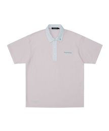 HONGWOOSUNG（ホンウソン）の「H LOGO PIQUE SHIRTS_PINK（ポロシャツ）」