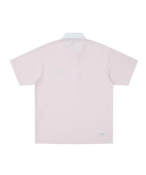 HONGWOOSUNG（ホンウソン）の「H LOGO PIQUE SHIRTS_PINK（ポロシャツ・メンズ・その他・S/M/L）」の2枚目の写真