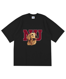 NUリトリーバー オーバーサイズ 半袖Tシャツ ブラック
