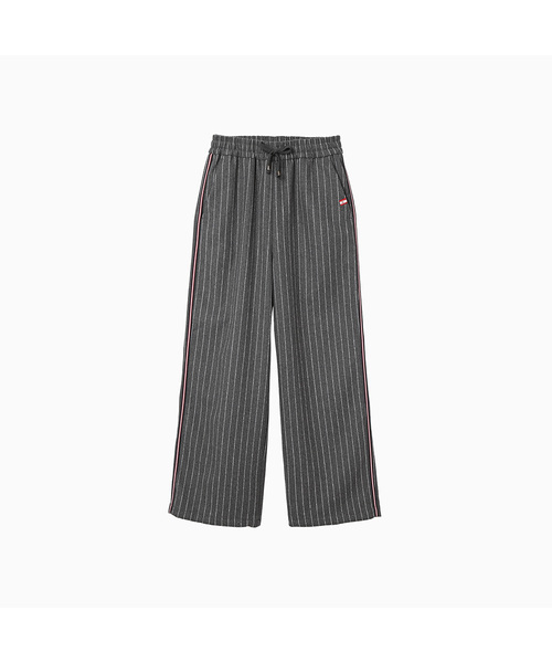 MENASOO(ミナス)の「MNS Pinstripe Wide Brushed Pants_Gray(その他パンツ・レディース・チャコールグレー・F)」の1枚目の写真