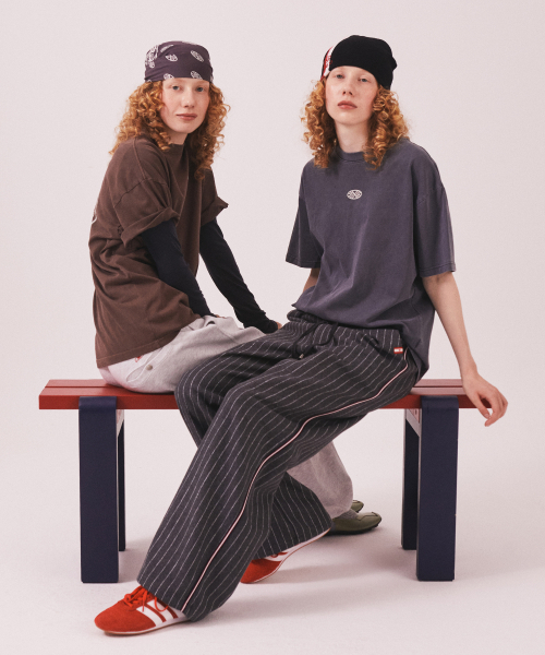 MENASOO(ミナス)の「MNS Pinstripe Wide Brushed Pants_Gray(その他パンツ・レディース・チャコールグレー・F)」の11枚目の写真
