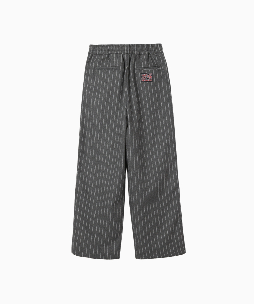 MENASOO(ミナス)の「MNS Pinstripe Wide Brushed Pants_Gray(その他パンツ・レディース・チャコールグレー・F)」の14枚目の写真