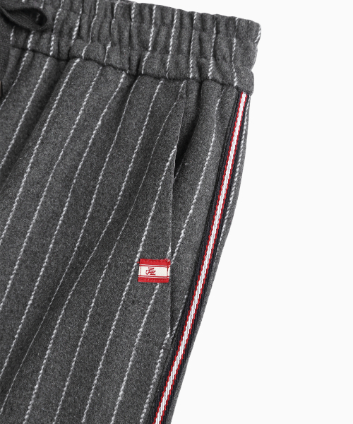 MENASOO(ミナス)の「MNS Pinstripe Wide Brushed Pants_Gray(その他パンツ・レディース・チャコールグレー・F)」の16枚目の写真