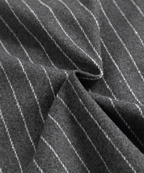 MENASOO(ミナス)の「MNS Pinstripe Wide Brushed Pants_Gray(その他パンツ・レディース・チャコールグレー・F)」の20枚目の写真