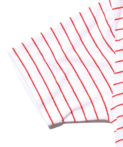 BEAMS PLUS（ビームスプラス）の「Pocket Tee Pile Stripe（Tシャツ/カットソー・メンズ・ブルー/ホワイト/イエロー・SMALL/MEDIUM/LARGE/XX-LARGE/X-LARGE）」の6枚目の写真
