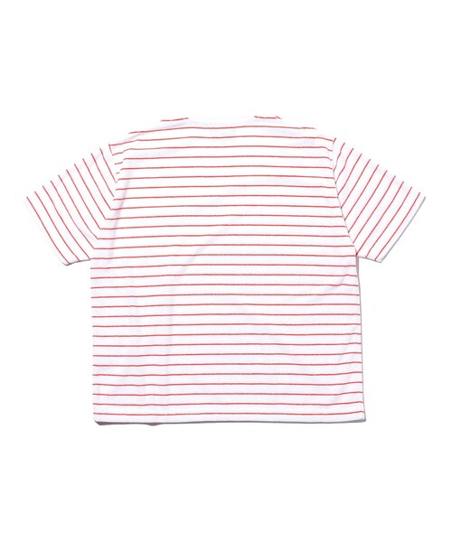 BEAMS PLUS（ビームスプラス）の「Pocket Tee Pile Stripe（Tシャツ/カットソー・メンズ・ブルー/ホワイト/イエロー・SMALL/MEDIUM/LARGE/XX-LARGE/X-LARGE）」の10枚目の写真