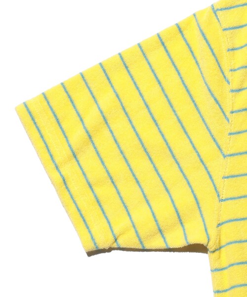 BEAMS PLUS（ビームスプラス）の「Pocket Tee Pile Stripe（Tシャツ/カットソー・メンズ・ブルー/ホワイト/イエロー・SMALL/MEDIUM/LARGE/XX-LARGE/X-LARGE）」の13枚目の写真