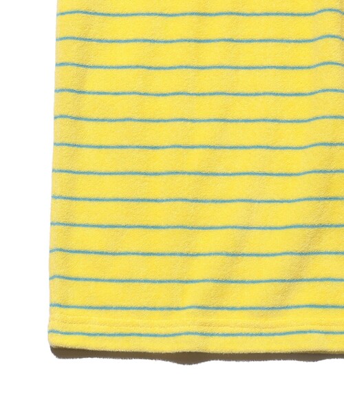 BEAMS PLUS（ビームスプラス）の「Pocket Tee Pile Stripe（Tシャツ/カットソー・メンズ・ブルー/ホワイト/イエロー・SMALL/MEDIUM/LARGE/XX-LARGE/X-LARGE）」の14枚目の写真