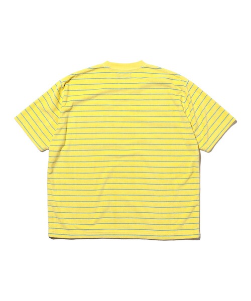BEAMS PLUS(ビームスプラス)の「Pocket Tee Pile Stripe(Tシャツ/カットソー・メンズ・ブルー/ホワイト/イエロー・SMALL/MEDIUM/LARGE/XX-LARGE/X-LARGE)」の20枚目の写真