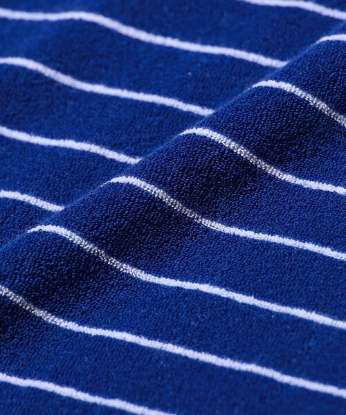 BEAMS PLUS(ビームスプラス)の「Pocket Tee Pile Stripe(Tシャツ/カットソー・メンズ・ブルー/ホワイト/イエロー・SMALL/MEDIUM/LARGE/XX-LARGE/X-LARGE)」の9枚目の写真