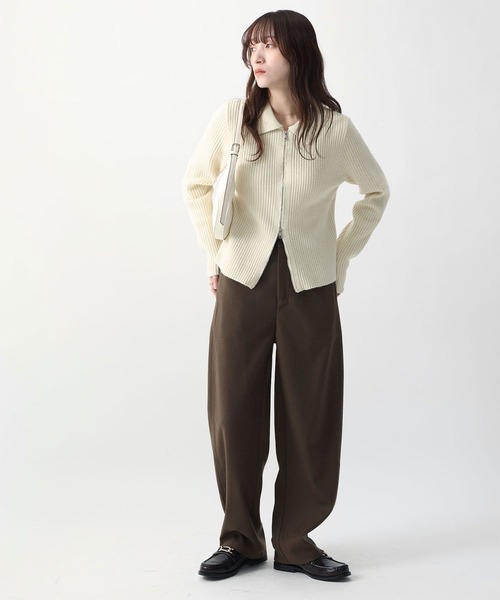 NOAHL(ノアル)の「【NOAHL】起毛ツイルボタンデザインカーブパンツ(その他パンツ・レディース・ブラウン/チャコールグレー/アイボリー・S/M)」の12枚目の写真