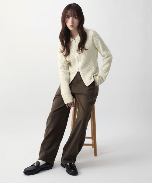 NOAHL(ノアル)の「【NOAHL】起毛ツイルボタンデザインカーブパンツ(その他パンツ・レディース・ブラウン/チャコールグレー/アイボリー・S/M)」の17枚目の写真