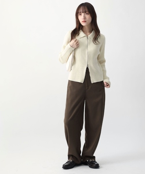 NOAHL(ノアル)の「【NOAHL】起毛ツイルボタンデザインカーブパンツ(その他パンツ・レディース・ブラウン/チャコールグレー/アイボリー・S/M)」の20枚目の写真