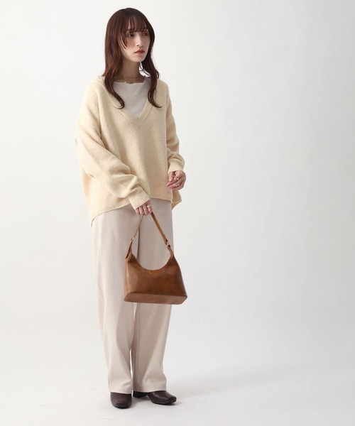 NOAHL(ノアル)の「【NOAHL】起毛ツイルボタンデザインカーブパンツ(その他パンツ・レディース・ブラウン/チャコールグレー/アイボリー・S/M)」の7枚目の写真
