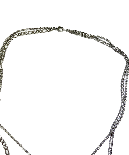 SK8ER ROCK（スケーターロック）の「Surgical Steel Double Layered Necklace ((Steel))（ネックレス・レディース・その他・FREE）」の6枚目の写真