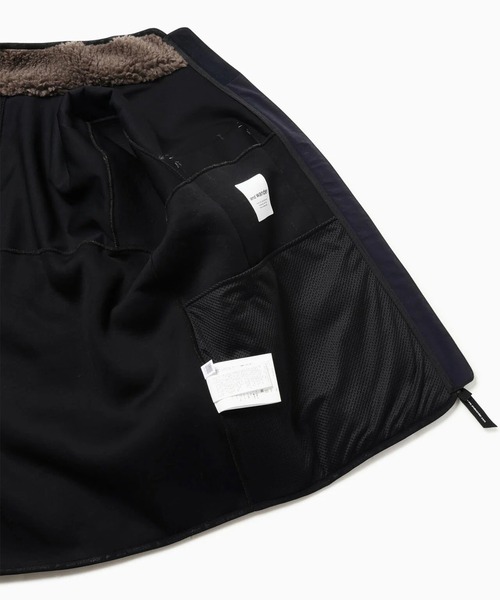 and wander（アンドワンダー）の「【and wander】Mix boa jacket（ブルゾン・メンズ・ブラック/ブラウン・M/L）」の8枚目の写真