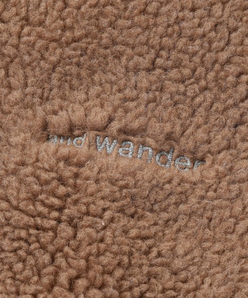 and wander（アンドワンダー）の「【and wander】Mix boa jacket（ブルゾン・メンズ・ブラック/ブラウン・M/L）」の17枚目の写真