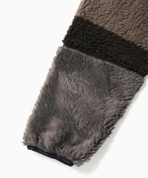 and wander（アンドワンダー）の「【and wander】Mix boa jacket（ブルゾン・メンズ・ブラック/ブラウン・M/L）」の18枚目の写真