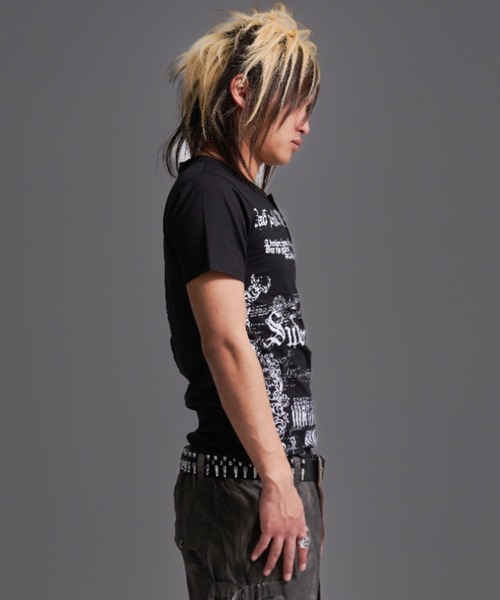 FUGA/フーガ』グラフィックヘンリーネックTシャツ（Tシャツ/カットソー