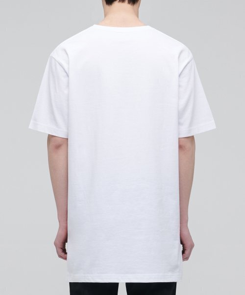 MUSINSA STANDARD(ムシンサスタンダード)の「レイヤードクルーネック半袖Tシャツ_ロング丈2パック(Tシャツ/カットソー・レディース・その他・S/XS/M)」の6枚目の写真