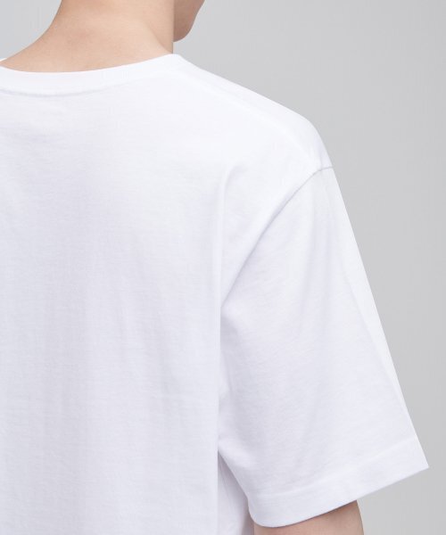 MUSINSA STANDARD(ムシンサスタンダード)の「レイヤードクルーネック半袖Tシャツ_ロング丈2パック(Tシャツ/カットソー・レディース・その他・S/XS/M)」の12枚目の写真