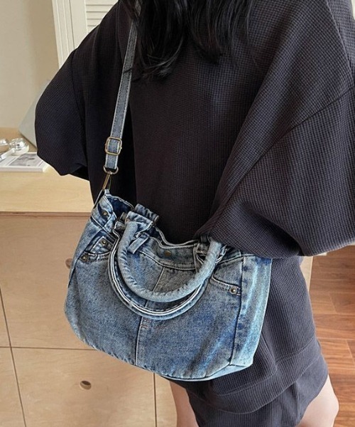 セール】デニムショルダーバッグ（ショルダーバッグ）｜ViViDAY
