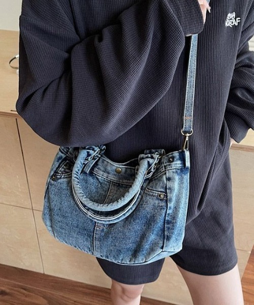 セール】デニムショルダーバッグ（ショルダーバッグ）｜ViViDAY