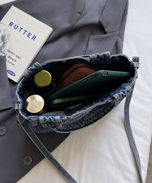 セール】デニムショルダーバッグ（ショルダーバッグ）｜ViViDAY