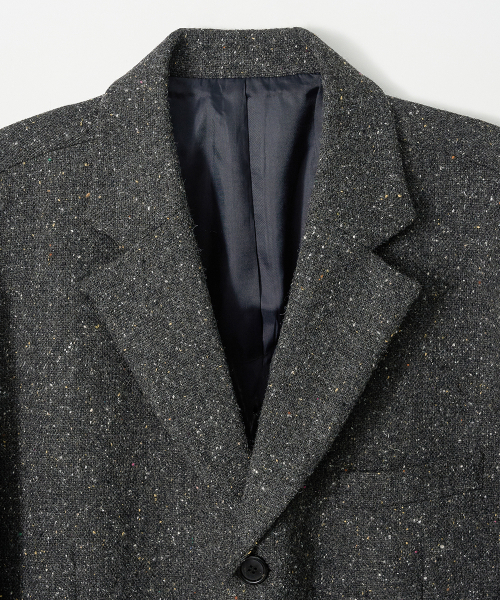 TRIP LE SENS（トリップ ル センス）の「[F/W]ツーフラップポケット3Bブレザー_ネフツイードチャコール（テーラードジャケット・メンズ・その他・M/L）」の10枚目の写真