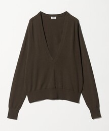 Jieda | <JIEDA>コットン シルク Vネック ニット(ニット/セーター)