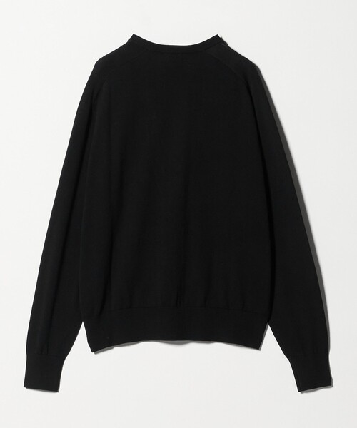 Jieda（ジエダ）の「＜JIEDA＞コットン シルク Vネック ニット（ニット/セーター・メンズ・ダークブラウン/ブラック・2/1）」の7枚目の写真