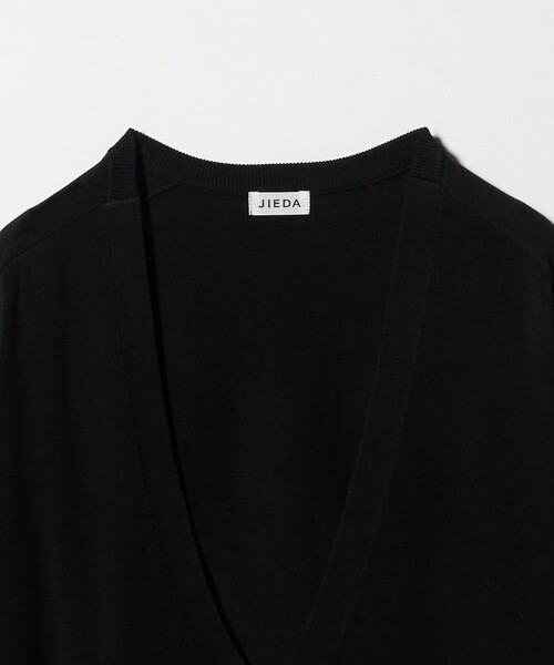 Jieda（ジエダ）の「＜JIEDA＞コットン シルク Vネック ニット（ニット/セーター・メンズ・ダークブラウン/ブラック・2/1）」の8枚目の写真