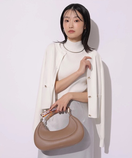 Mystrada（マイストラーダ）の「金釦ニットアンサンブル（ニット/セーター・レディース・ピンクベージュ/グリーン系その他2/ホワイト/ネイビー/ブラック・38）」の15枚目の写真