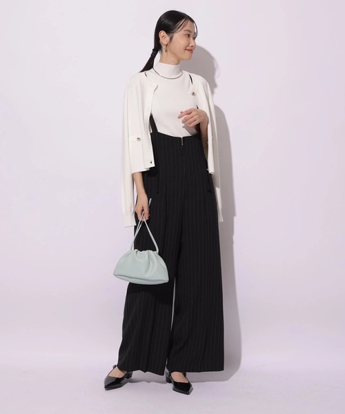 Mystrada（マイストラーダ）の「金釦ニットアンサンブル（ニット/セーター・レディース・ピンクベージュ/グリーン系その他2/ホワイト/ネイビー/ブラック・38）」の21枚目の写真