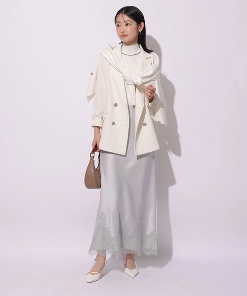 Mystrada（マイストラーダ）の「金釦ニットアンサンブル（ニット/セーター・レディース・ピンクベージュ/グリーン系その他2/ホワイト/ネイビー/ブラック・38）」の19枚目の写真