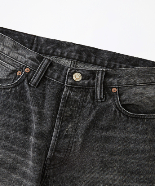 OUTSTANDING(アウトスタンディング)の「40S SELVEDGE STRAIGHT PANTS_WASHED BLACK(デニムパンツ・メンズ・その他・SMALL/LARGE/MEDIUM)」の17枚目の写真
