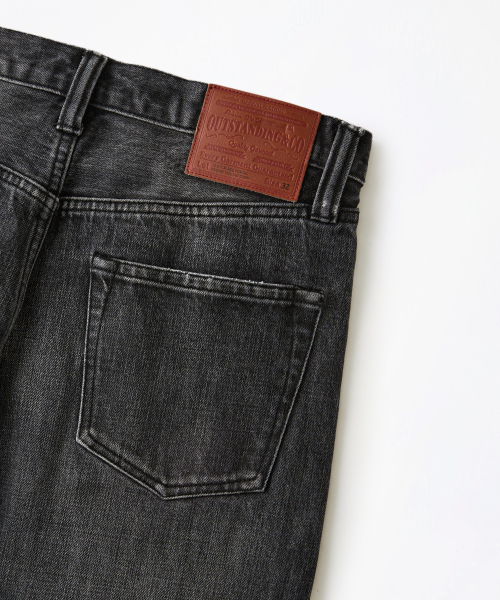 OUTSTANDING(アウトスタンディング)の「40S SELVEDGE STRAIGHT PANTS_WASHED BLACK(デニムパンツ・メンズ・その他・SMALL/LARGE/MEDIUM)」の14枚目の写真