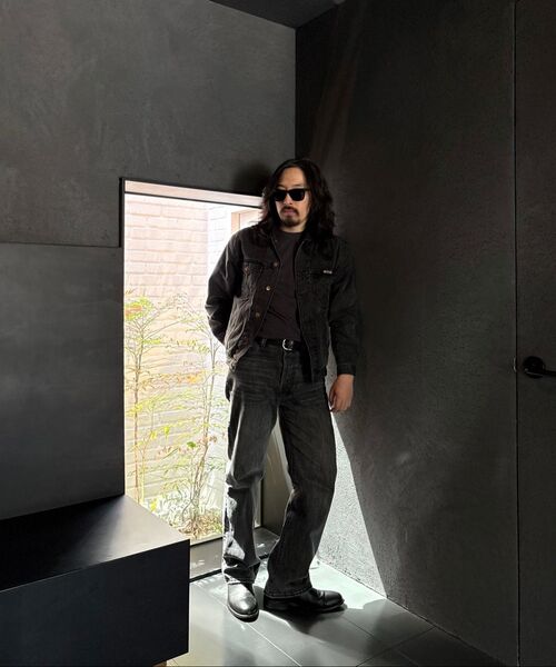 OUTSTANDING(アウトスタンディング)の「40S SELVEDGE STRAIGHT PANTS_WASHED BLACK(デニムパンツ・メンズ・その他・SMALL/LARGE/MEDIUM)」の7枚目の写真