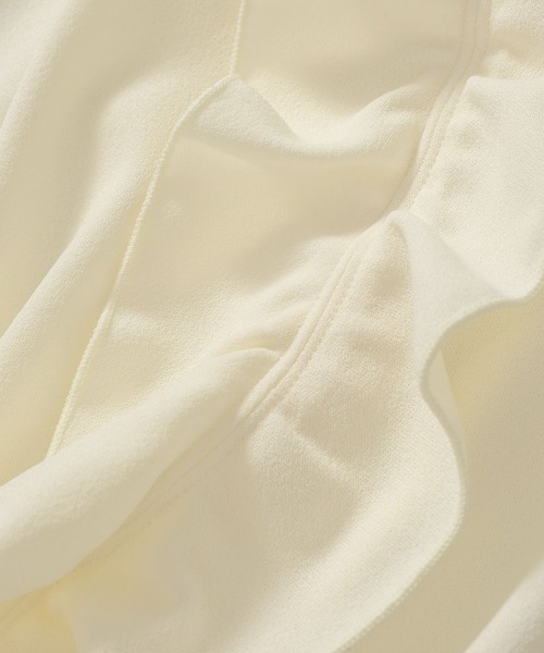 BARNYARDSTORM(バンヤードストーム)の「BARNYARDSTORM / 袖フリルブラウス / マシンウォッシャブル <セットアップ対応>(シャツ/ブラウス・レディース・ホワイト/ネイビー・FREE)」の9枚目の写真