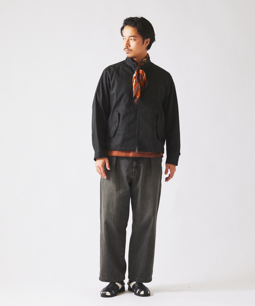 JOURNAL STANDARD relume（ジャーナルスタンダード　レリューム）の「スモーキーデニム 11oz オーバーパンツ（デニムパンツ・メンズ・クリアブルー/ブラック系その他/コバルトブルー・MEDIUM/LARGE）」の5枚目の写真