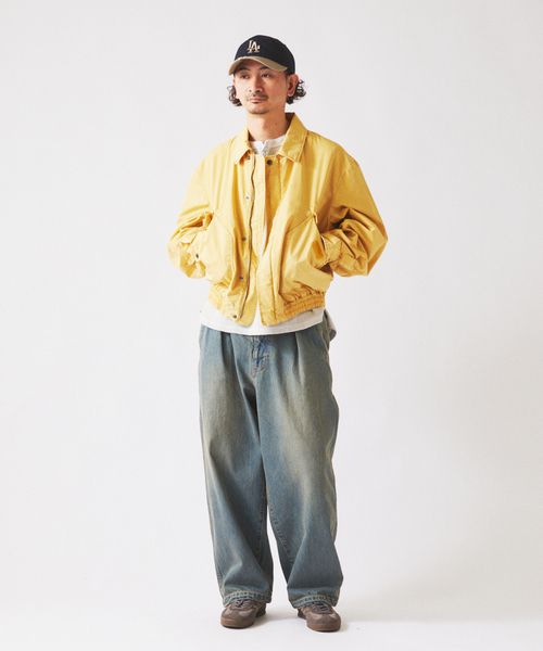 JOURNAL STANDARD relume（ジャーナルスタンダード　レリューム）の「スモーキーデニム 11oz オーバーパンツ（デニムパンツ・メンズ・クリアブルー/ブラック系その他/コバルトブルー・MEDIUM/LARGE）」の8枚目の写真