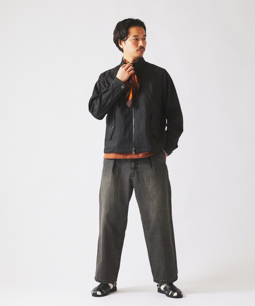 JOURNAL STANDARD relume（ジャーナルスタンダード　レリューム）の「スモーキーデニム 11oz オーバーパンツ（デニムパンツ・メンズ・クリアブルー/ブラック系その他/コバルトブルー・MEDIUM/LARGE）」の9枚目の写真