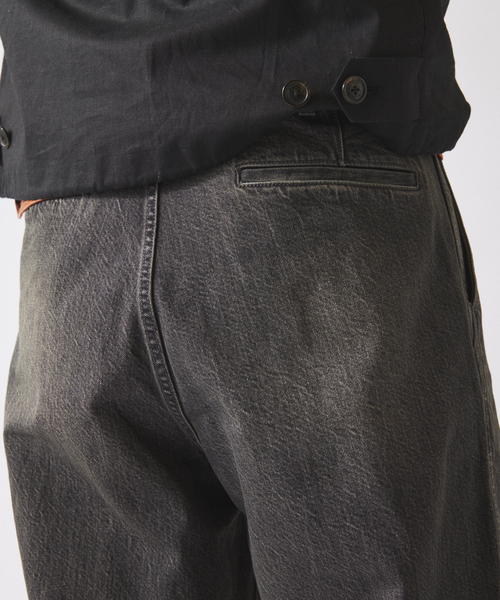 JOURNAL STANDARD relume（ジャーナルスタンダード　レリューム）の「スモーキーデニム 11oz オーバーパンツ（デニムパンツ・メンズ・クリアブルー/ブラック系その他/コバルトブルー・MEDIUM/LARGE）」の7枚目の写真