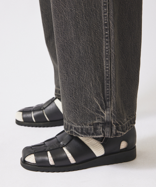 JOURNAL STANDARD relume（ジャーナルスタンダード　レリューム）の「スモーキーデニム 11oz オーバーパンツ（デニムパンツ・メンズ・クリアブルー/ブラック系その他/コバルトブルー・MEDIUM/LARGE）」の8枚目の写真