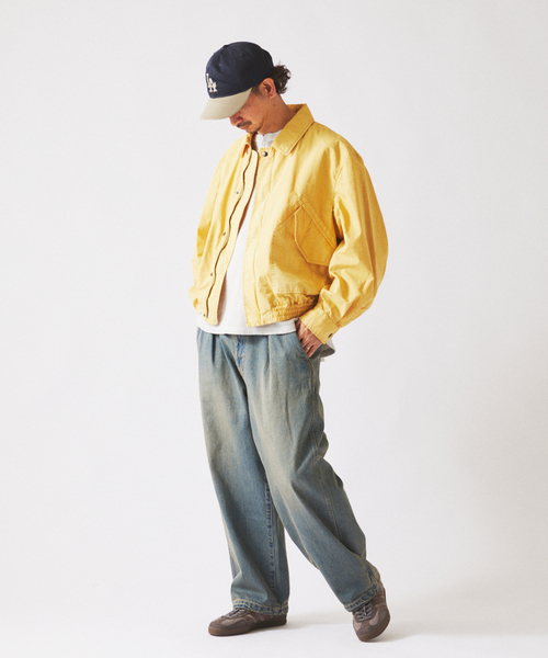 JOURNAL STANDARD relume（ジャーナルスタンダード　レリューム）の「スモーキーデニム 11oz オーバーパンツ（デニムパンツ・メンズ・クリアブルー/ブラック系その他/コバルトブルー・MEDIUM/LARGE）」の21枚目の写真