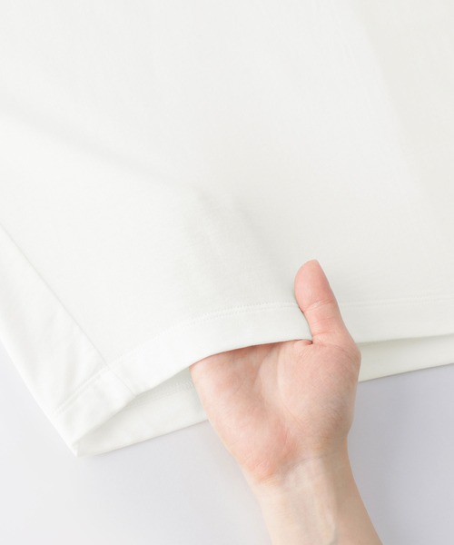 無印良品(ムジルシリョウヒン)の「婦人 なめらか天竺編みクルーネック長袖プルオーバー(Tシャツ/カットソー・レディース・ブラック/オフホワイト/チャコールグレー/ライトイエロー・S/M/L/XL)」の20枚目の写真