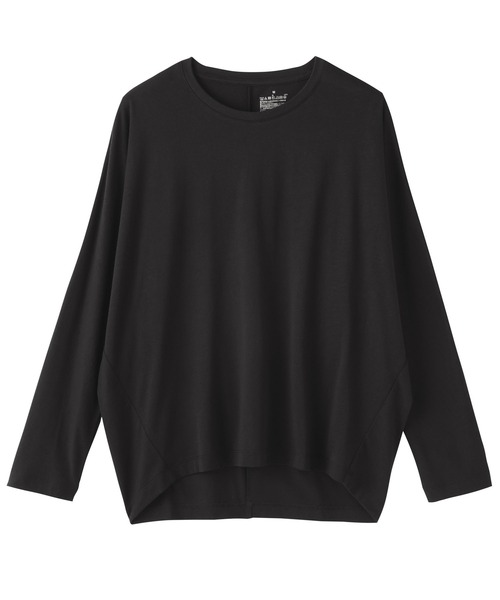 無印良品(ムジルシリョウヒン)の「婦人 なめらか天竺編みクルーネック長袖プルオーバー(Tシャツ/カットソー・レディース・ブラック/オフホワイト/チャコールグレー/ライトイエロー・S/M/L/XL)」の11枚目の写真