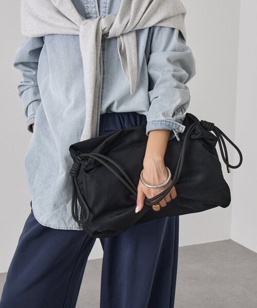 RIVE DROITE（リヴドロワ）の「予約【A4サイズ対応】メッシュワンハンドルトートバッグ（トートバッグ・レディース・ブラック/ブラウン・FREE）」の3枚目の写真