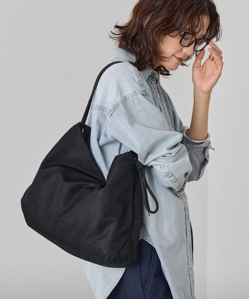 RIVE DROITE（リヴドロワ）の「予約【A4サイズ対応】メッシュワンハンドルトートバッグ（トートバッグ・レディース・ブラック/ブラウン・FREE）」の6枚目の写真